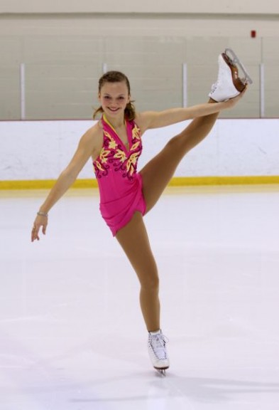 Patineuse danse