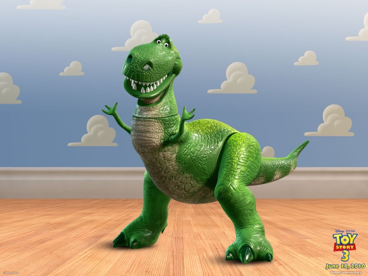 Rex Toy Story-Hintergrundbild