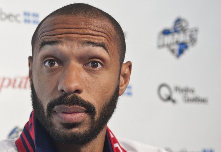 Gesicht von Thierry Henry