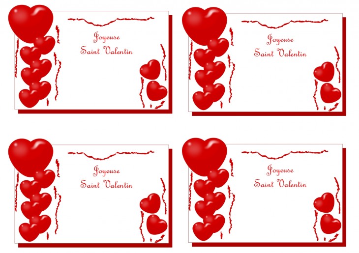 Carte Saint Valentin 2012