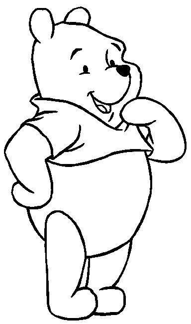 Coloriage Winnie l'ourson