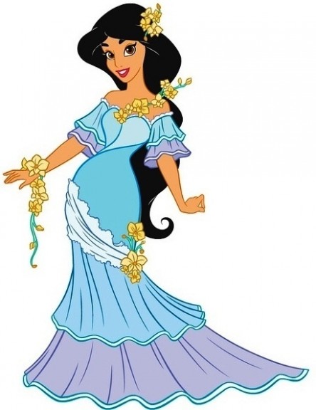 Jasmine Disney robe