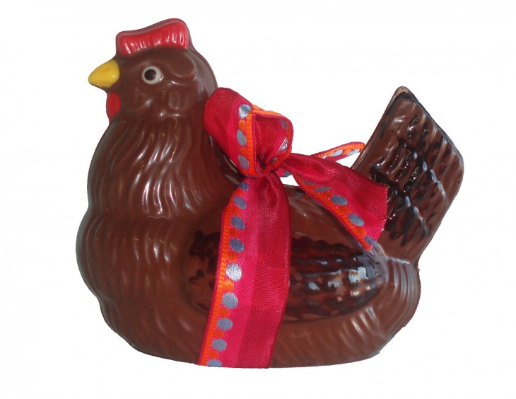 Poule en chocolat