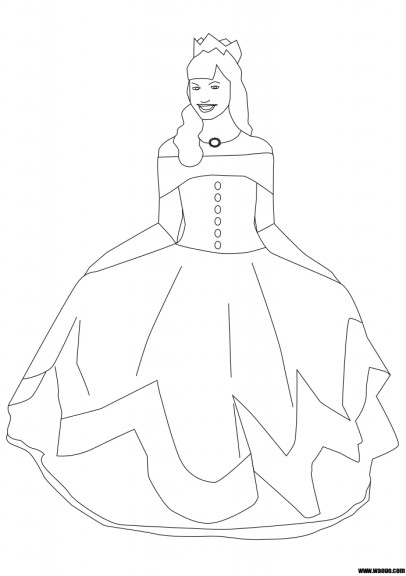 Princesse coloriage