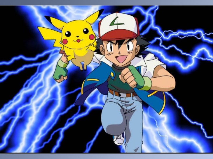 Sacha et Pikachu wallpaper