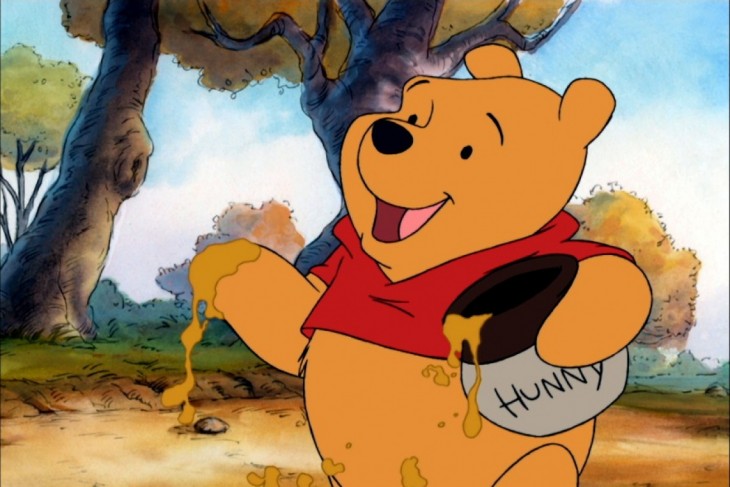 Winnie the Pooh and his honey