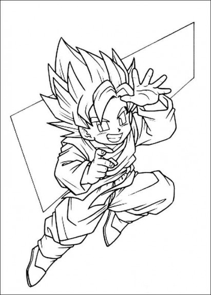 Dibujo de Sangoten para colorear