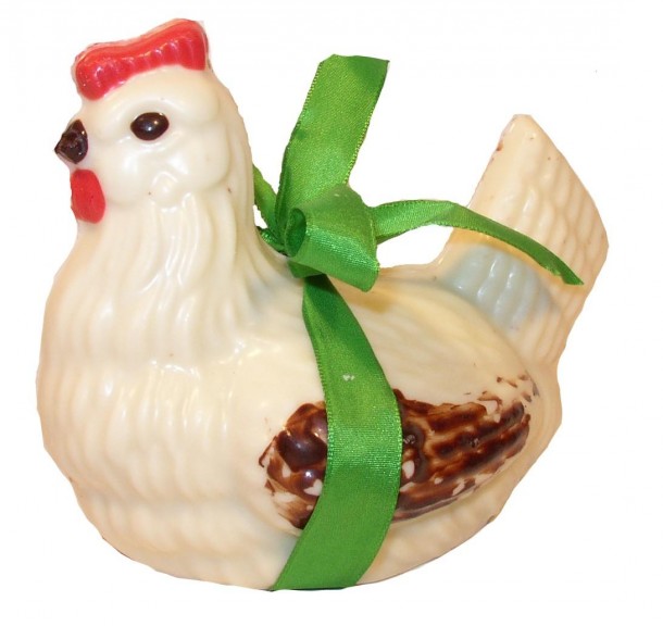 White chocolate chicken