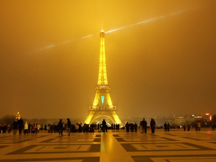 Torre Eiffel en Navidad 