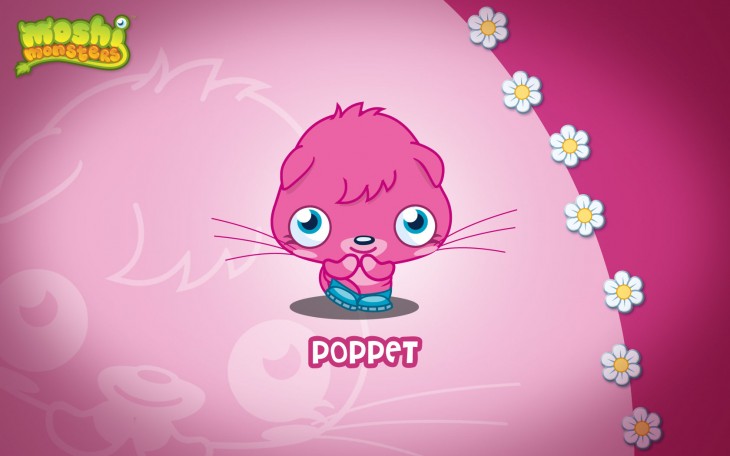 Tapeta Poppet Moshi Potwory