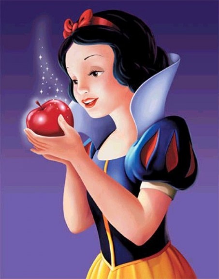 Blanche Neige pomme