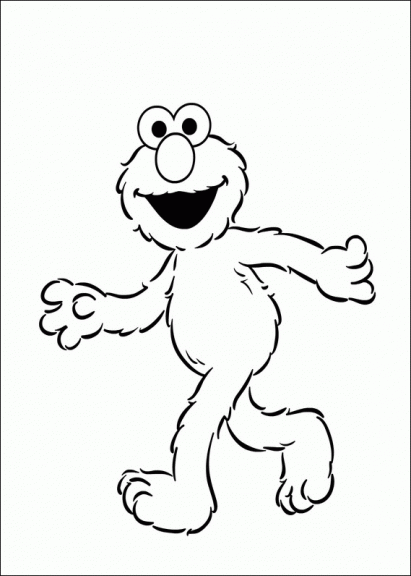 Coloriage Elmo