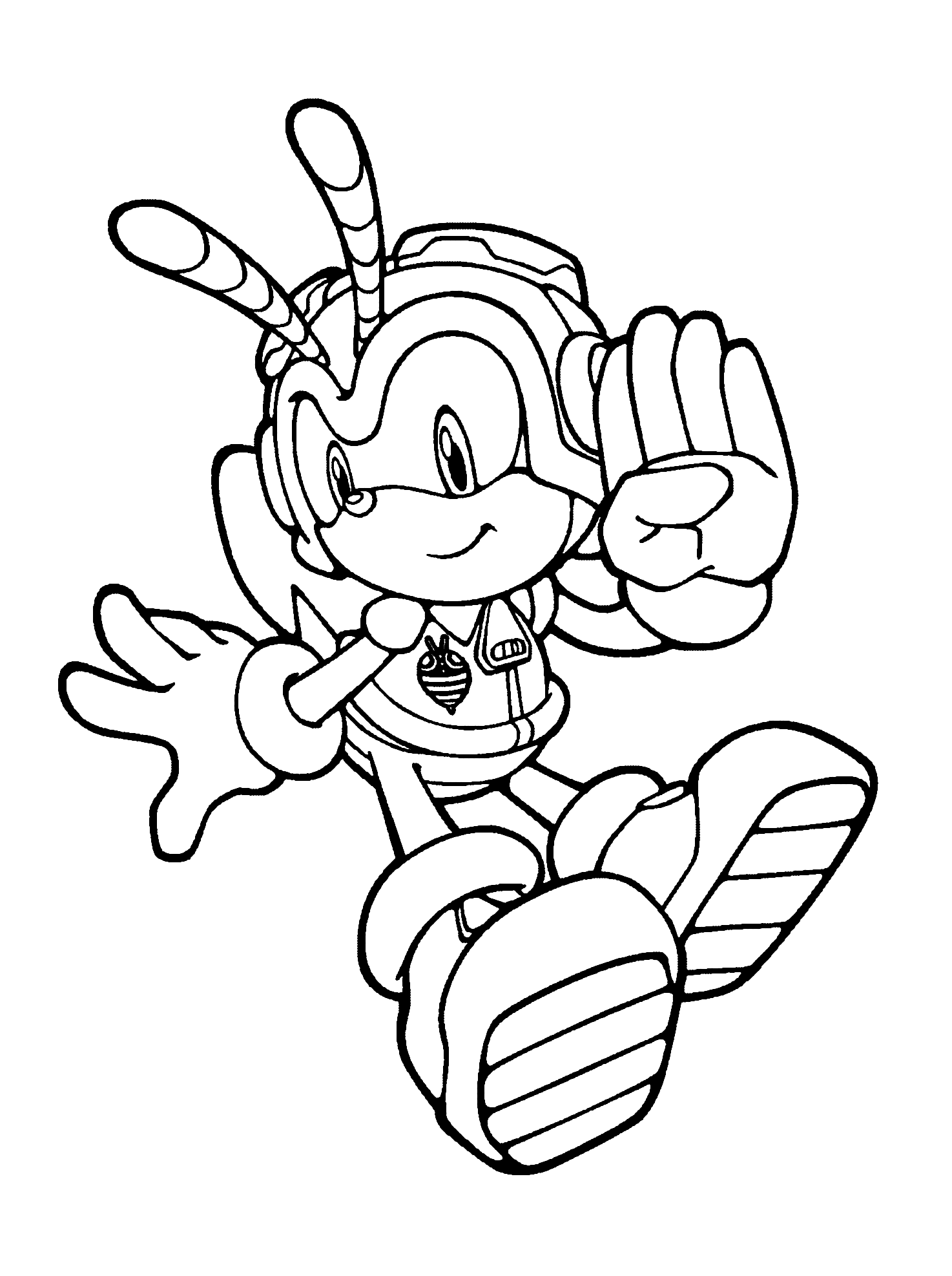 Coloriage Charmy Bee sonic