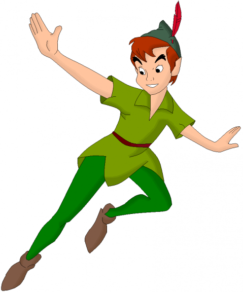 dibujo de peter pan