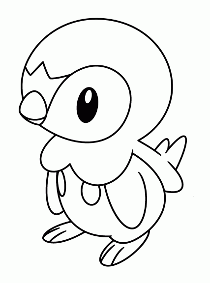 Piplup Pokemon kleuren