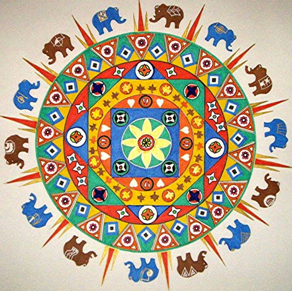 Mandala elephant