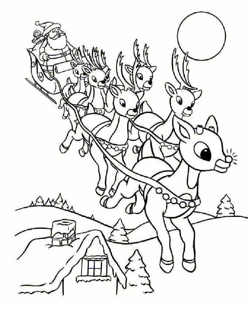 Coloriage rennes magiques