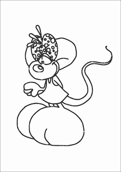 Diddlina coloring page