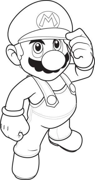 Tegning Mario