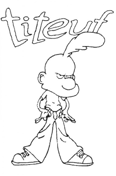 Titeuf coloring page