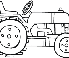 Coloriage tracteur