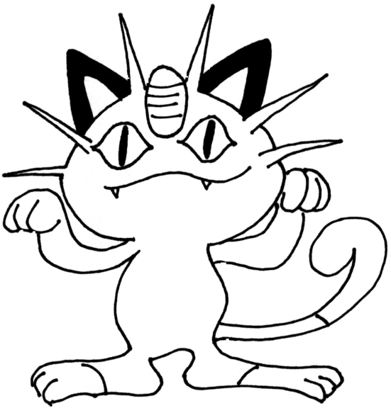 Omalovánka Meowth