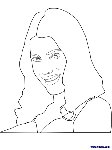 Violetta coloring page