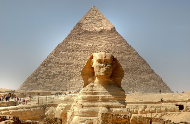 egyptská pyramida v Gíze