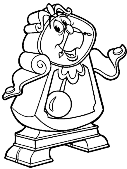 Big Ben Disney Coloring Page