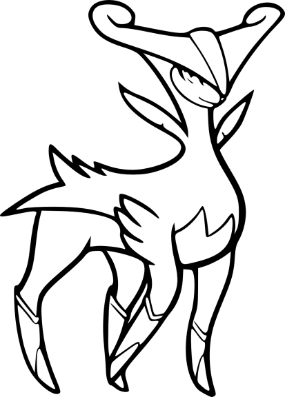 Pokemon Viridium coloring page