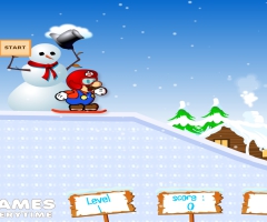 Mario jeu ski
