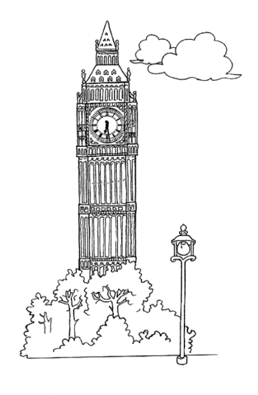 Malvorlage Big Ben