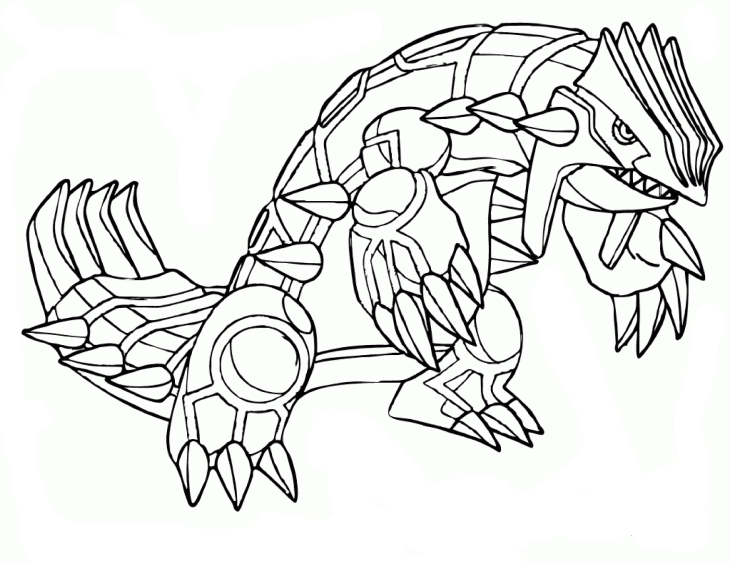 Colorir Pokémon Groudon