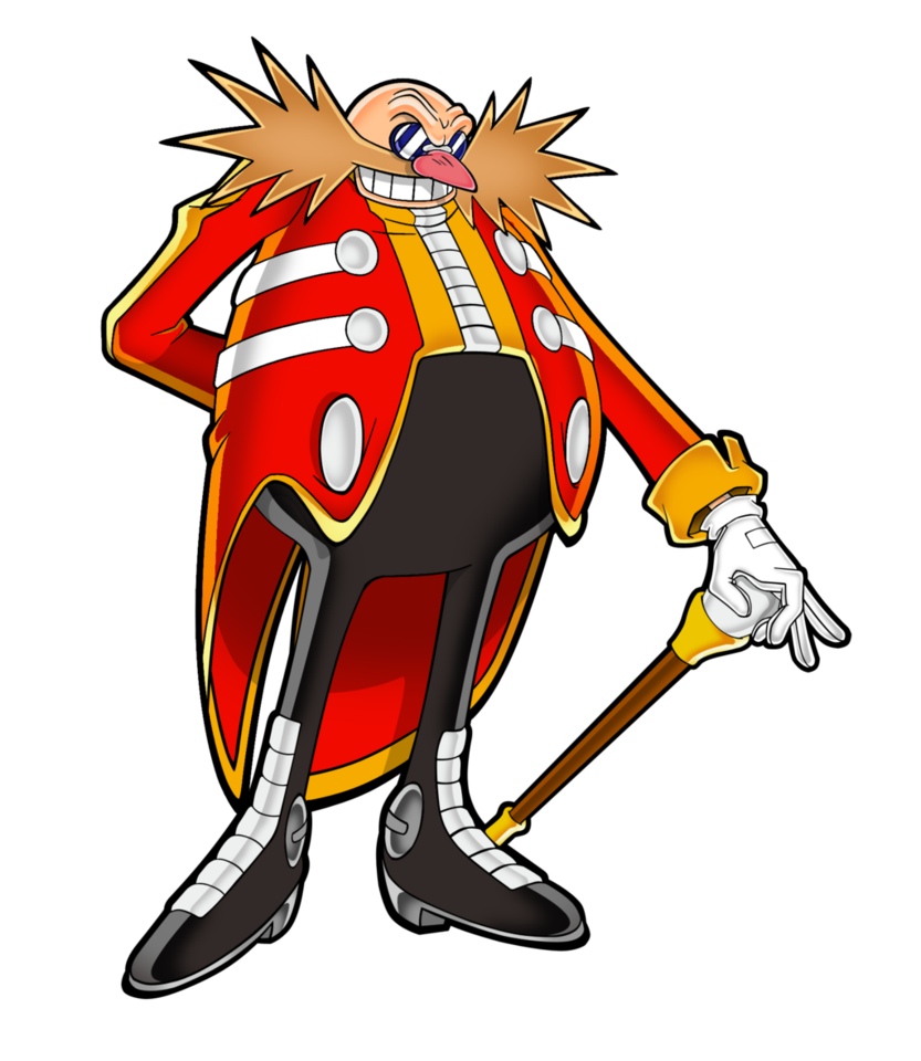 Sonic : Coloriage Dr Eggman ou Dr Robotnik à imprimer