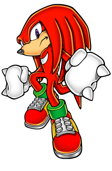 Personaje de nudillos Sonic