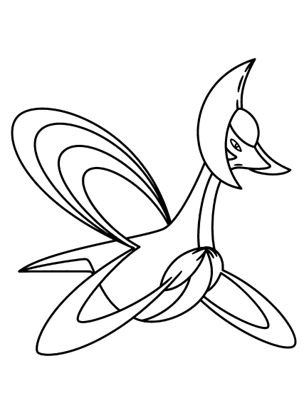 Coloriage Cresselia