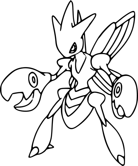 Coloriage Pokemon Cizayox