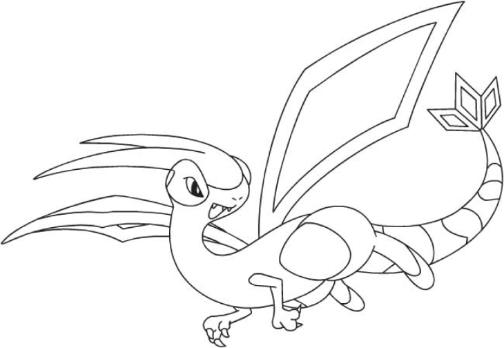 Coloriage pokemon Libegon