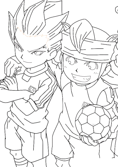 Inazuma Eleven Coloring Page