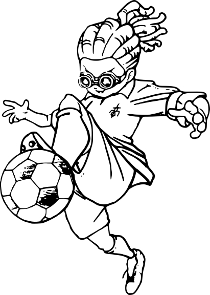 Jude Sharp Inazuma Coloring Page