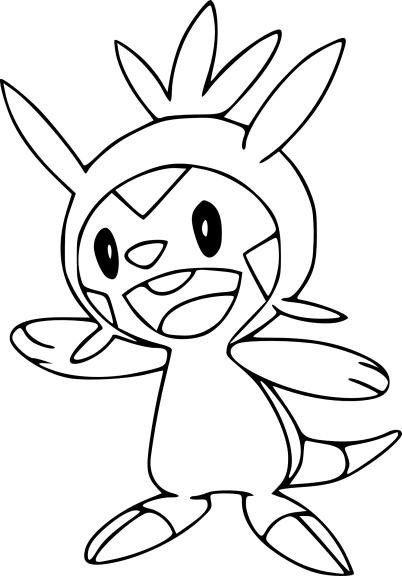 Coloriage Marisson Pokemon