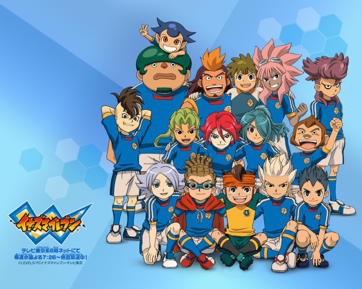 Inazuma Eleven tegn tapet