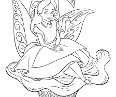 Coloriage Alice Disney
