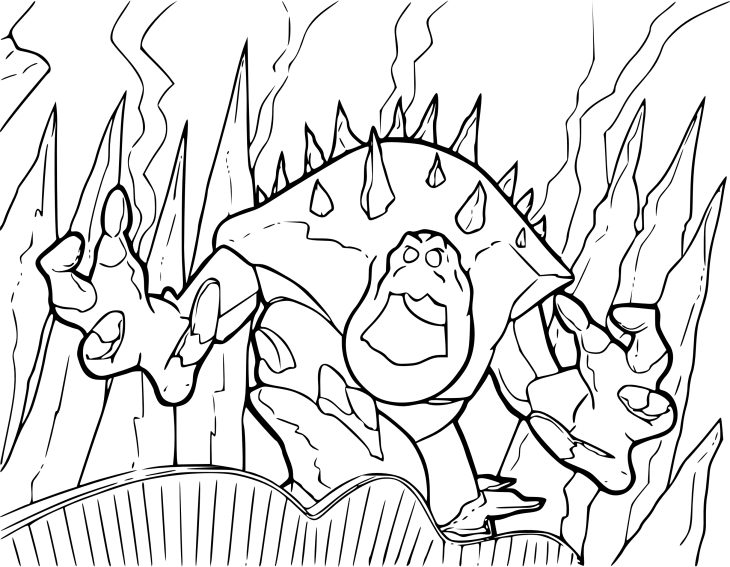 Marshmallow coloring page