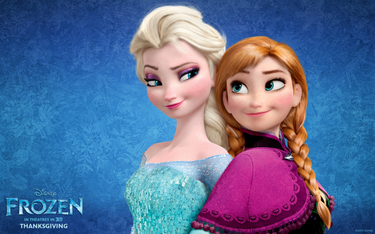 La reine des neiges Elsa et Anna
