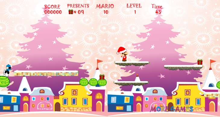 Partie de Mario père noël