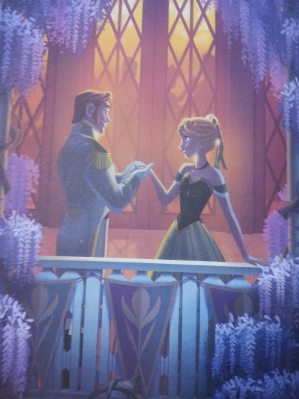 Anna avec Hans la reine des neiges