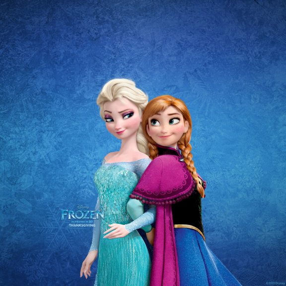 Snedronningen Elsa med Anna