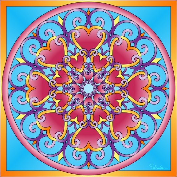 Mandala coeur