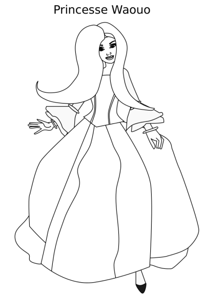 Princess drawing